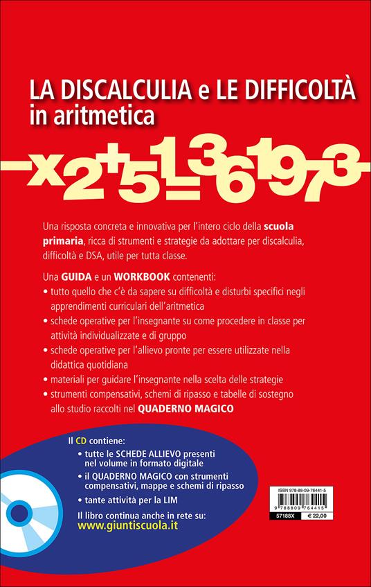 La discalculia e le difficoltà in aritmetica. Guida con workbook. Con CD Audio - 3