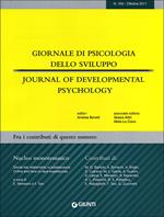 Giornale di psicologia dello sviluppo. Ottobre 2011-Gennaio 2012. Ediz. italiana e inglese
