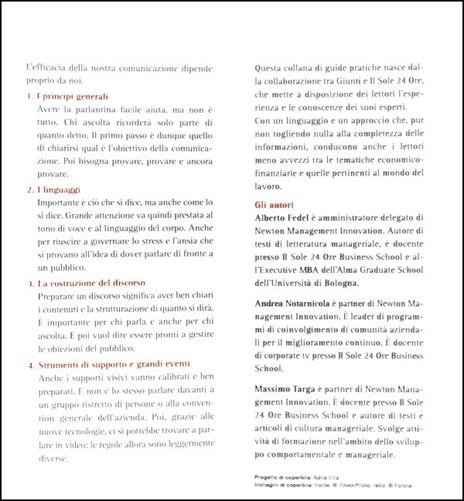 Parlare in pubblico con successo - Alberto Fedel,Andrea Notarnicola,Massimo Targa - 5