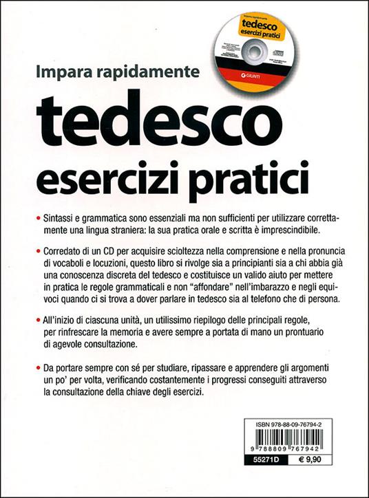 Tedesco. Esercizi pratici. Sostantivi, aggettivi, pronomi, avverbi, preposizioni, verbi. Ediz. bilingue. Con CD Audio - Kirsten Eger - 2