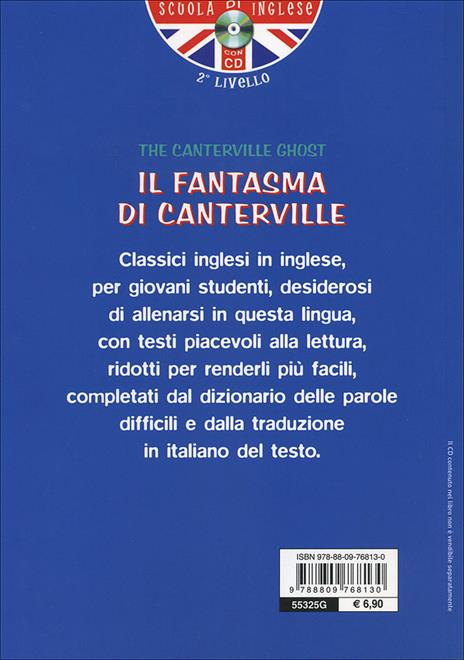 The Canterville ghost. Con traduzione e dizionario. Ediz. bilingue. Con CD Audio - Oscar Wilde - 2