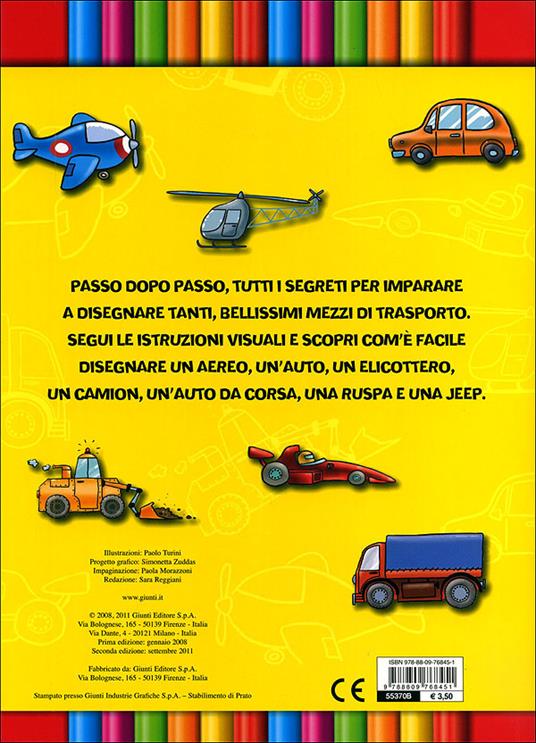 Com'è bello disegnare le macchine. Ediz. illustrata - 4