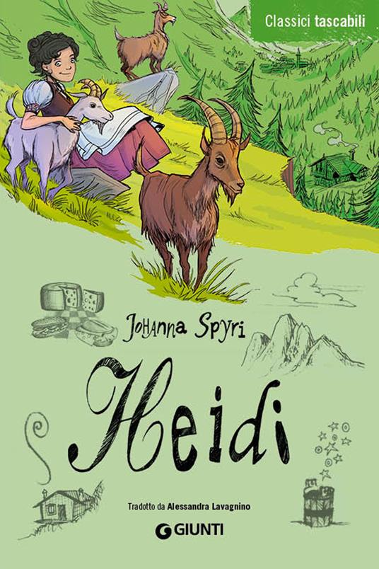 Heidi - Johanna Spyri - copertina