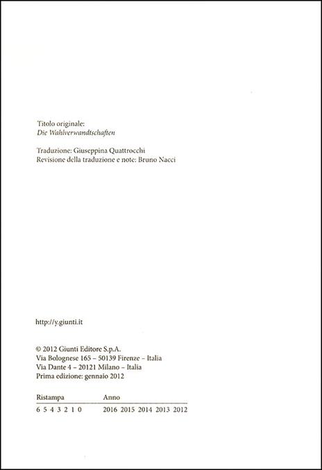 Le affinità elettive - Johann Wolfgang Goethe - 3