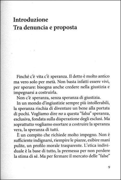 La speranza non è in vendita - Luigi Ciotti - 2