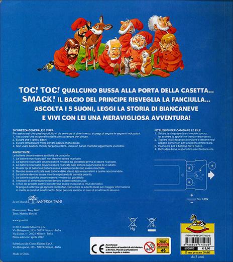 Biancaneve. Premi e ascolta. Ediz. illustrata - Tony Wolf,Martina Boschi - 2