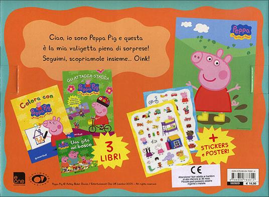 La valigetta di Peppa Pig. Ediz. illustrata - Libro - Giunti Kids - Peppa  Pig