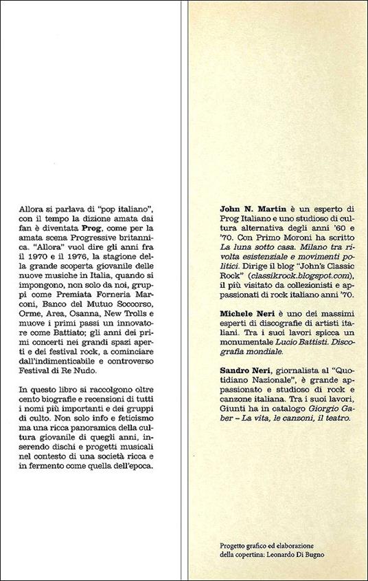 Il libro del Prog italiano - John N. Martin,Michele Neri,Sandro Neri - 4