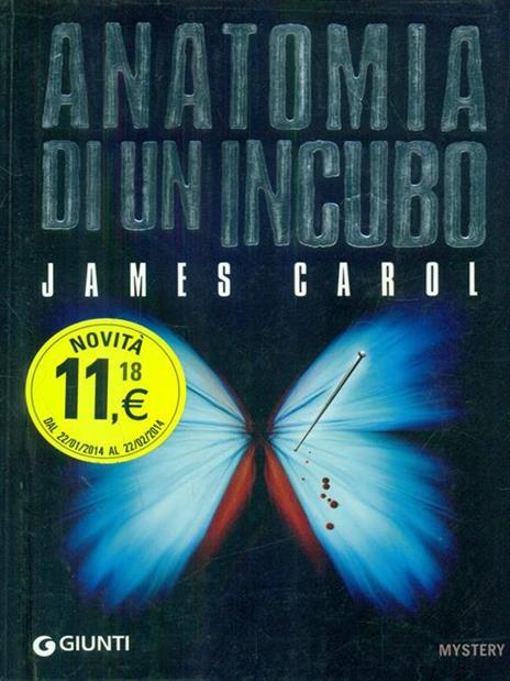 Anatomia di un incubo - James Carol - copertina