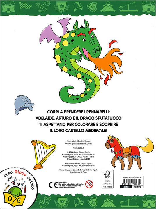 Colora e gioca con dame, cavalieri e draghi - 2