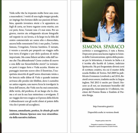 Se chiudo gli occhi - Simona Sparaco - 8