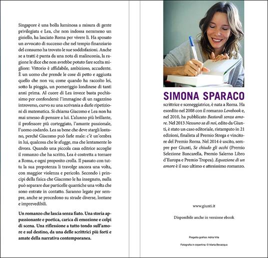 Equazione di un amore - Simona Sparaco - 3