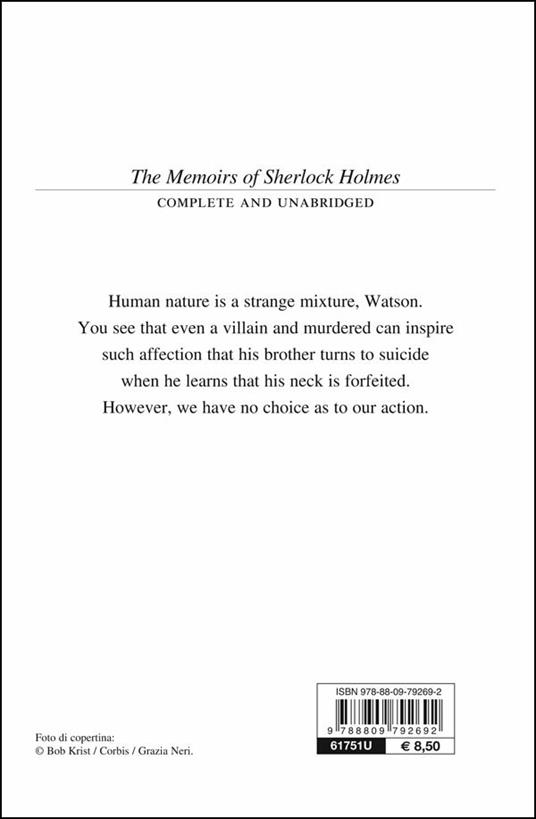 The memoirs of Sherlock Holmes - Arthur Conan Doyle - 2