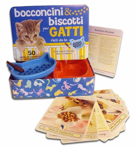Bocconcini & biscotti per gatti fatti da te. 50 schede con ricette e consigli per renderli felici. Con gadget - 2