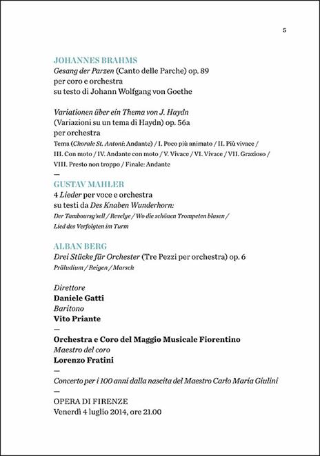 Daniele Gatti. Orchestra e Coro del Maggio Musicale Fiorentino. 77° Maggio Musicale Fiorentino - 2