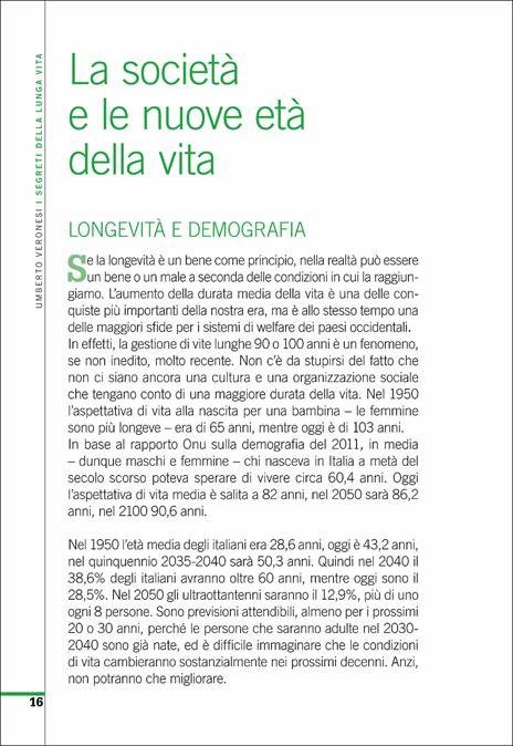 I segreti della lunga vita. Come mantenere corpo e mente in buona salute - Umberto Veronesi,Mario Pappagallo - 5