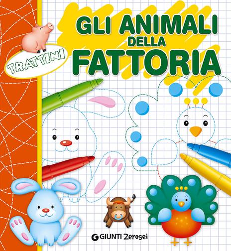 Gli animali della fattoria. Trattini - Martina Boschi - copertina