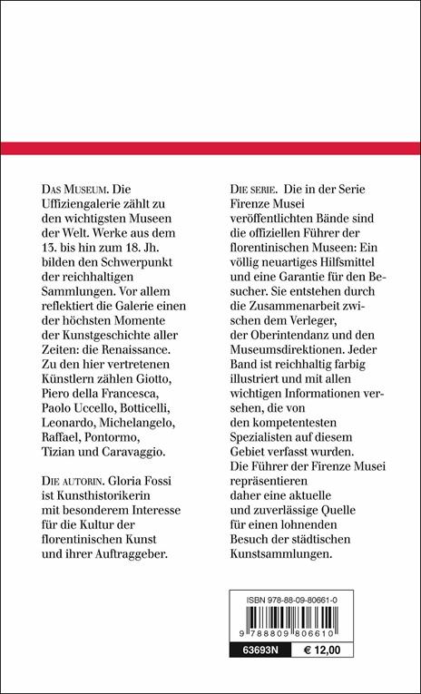 Die Uffizien. Der offizielle Führer - Gloria Fossi - 3