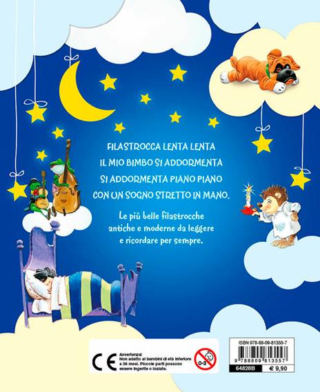 Le filastrocche della buonanotte - Tony Wolf,Silvia D'Achille - 2