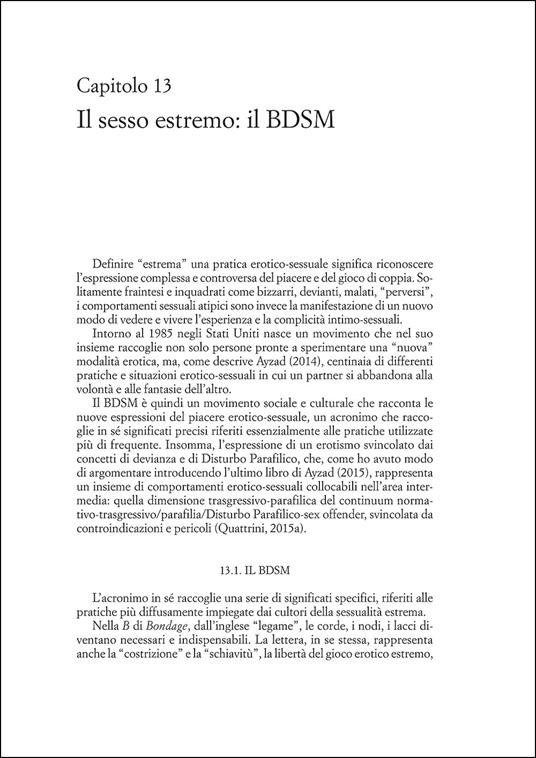 Parafilie e devianza. Psicologia e psicopatologia del comportamento sessuale atipico - Fabrizio Quattrini - ebook - 4