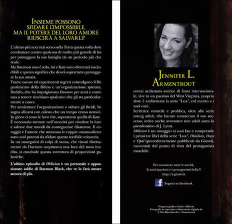 Opal attraverso gli occhi di Daemon. Oblivion. Vol. 3 - Jennifer L. Armentrout,Leonardo Taiuti - ebook - 2