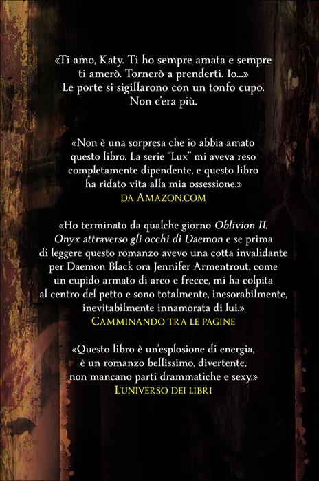 Opal attraverso gli occhi di Daemon. Oblivion. Vol. 3 - Jennifer L. Armentrout,Leonardo Taiuti - ebook - 3