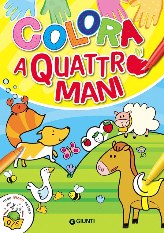 Colora a quattro mani - copertina