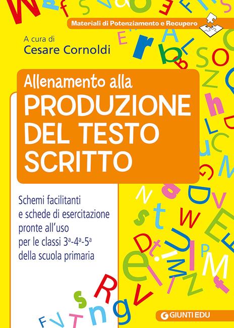 Allenamento alla produzione del testo scritto - copertina