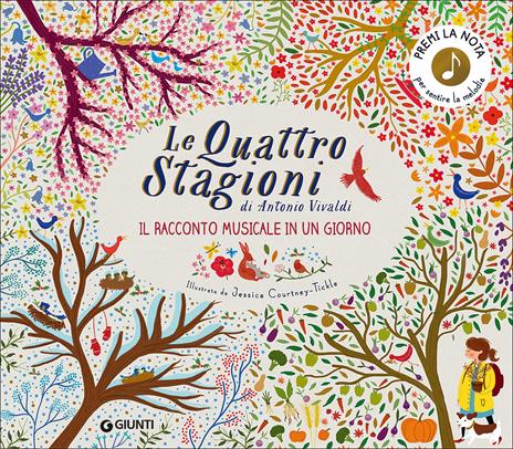 Le quattro stagioni di Antonio Vivaldi. Il racconto musicale in un giorno - Katie Cotton - copertina