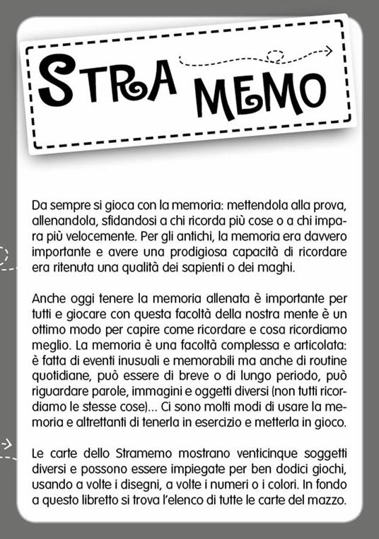 Stramemo. 50 carte per allenare la memoria! Con Carte - Beniamino Sidoti - 3