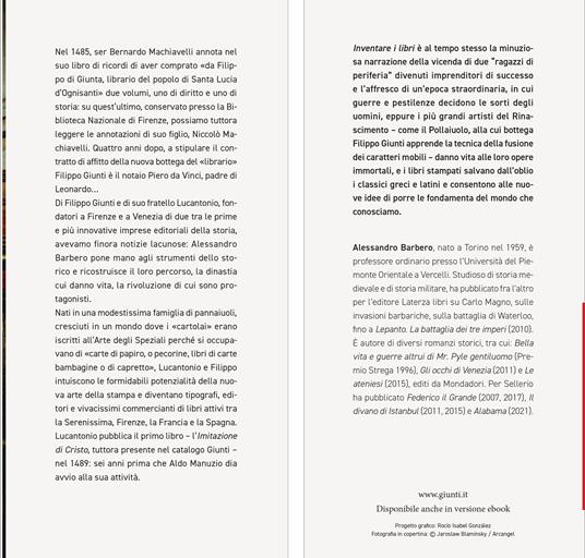 Inventare i libri. L'avventura di Filippo e Lucantonio Giunti, pionieri dell'editoria moderna - Alessandro Barbero - 3