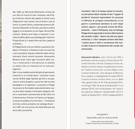 Inventare i libri. L'avventura di Filippo e Lucantonio Giunti, pionieri dell'editoria moderna - Alessandro Barbero - 3