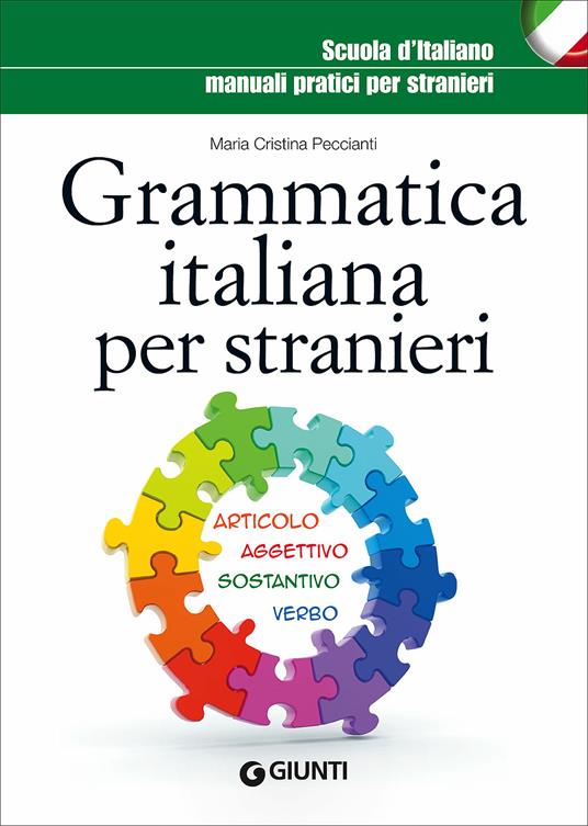 Grammatica italiana per stranieri - M. Cristina Peccianti - copertina
