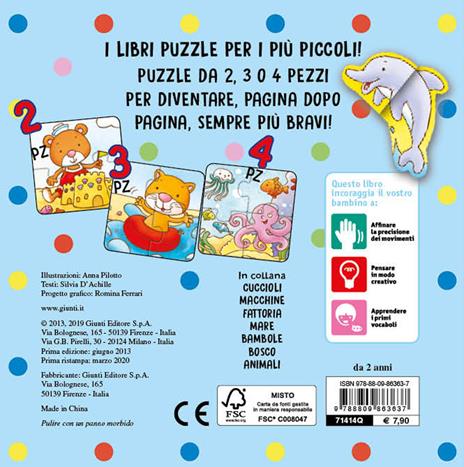 Mare. Libro puzzle. Ediz. a colori - Silvia D'Achille - 2