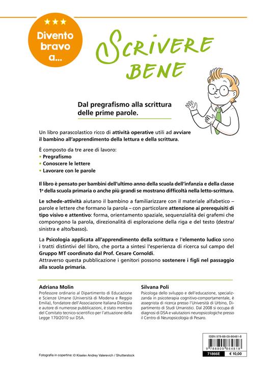 Divento bravo a... scrivere bene. Avviamento - Adriana Molin,Silvana Poli - 2
