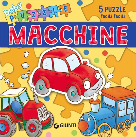 Macchine. Libro puzzle. Ediz. a colori - Silvia D'Achille - copertina