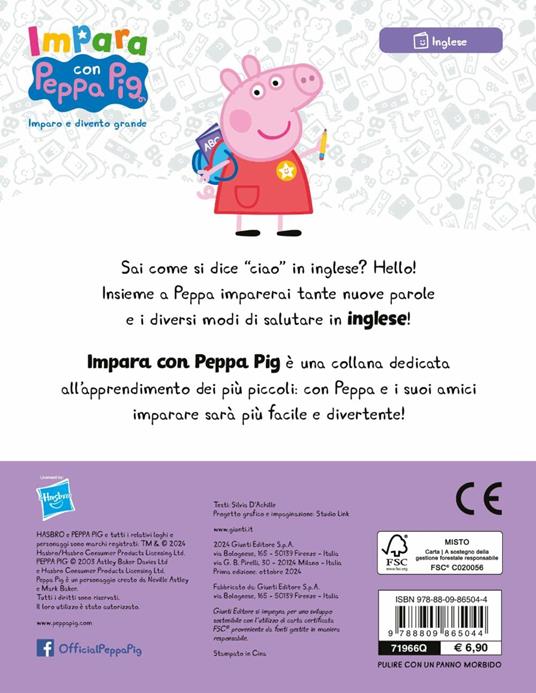 Hello! Prime parole in inglese. Impara con Peppa Pig. Ediz. a colori - Silvia D'Achille - 8