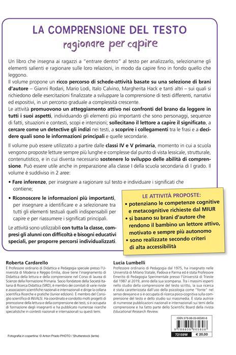 La comprensione del testo. Attività su brani d'autore per le classi IV e V primaria - Roberta Cardarello,Lucia Lumbelli - 2