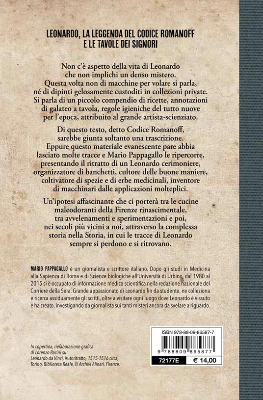 Il genio in cucina. Leonardo, la leggenda del Codice Romanoff e le tavole dei signori - Mario Pappagallo - 2