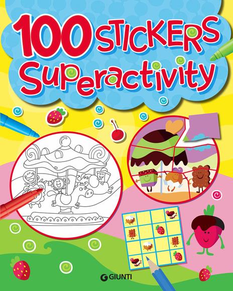 100 stickers superactivity - copertina