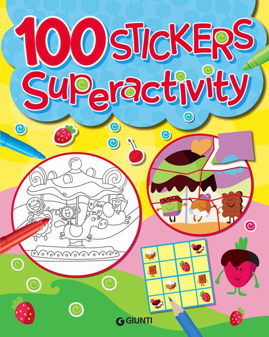 100 stickers superactivity - copertina