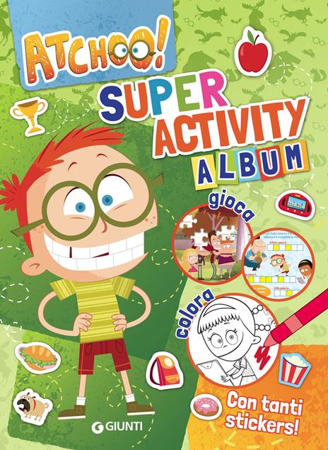 Activity album. Atchoo! Con adesivi - copertina