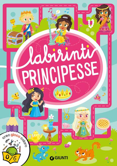 Principesse. Labirinti. Ediz. a colori - Francesca Pellegrino - copertina