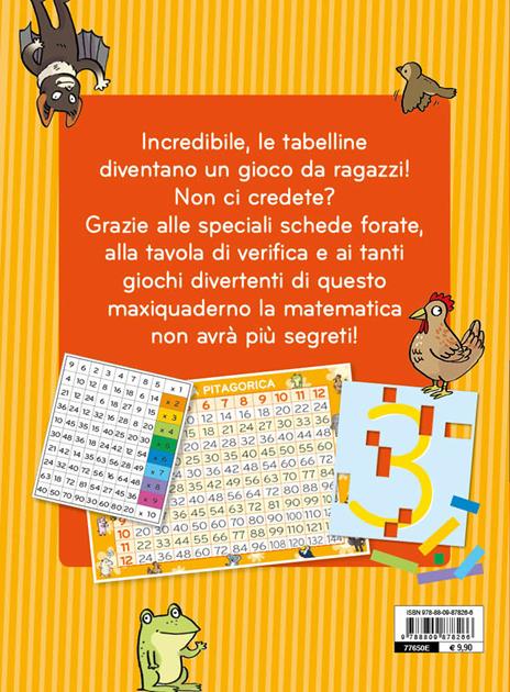 Il gioco segreto per imparare le tabelline. Con Poster - Pietro Sacchelli - 2