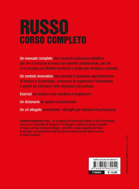 Russo. Corso completo. Con CD-Audio. Con File audio per il download - Liudmila Koutchera Bosi - 2