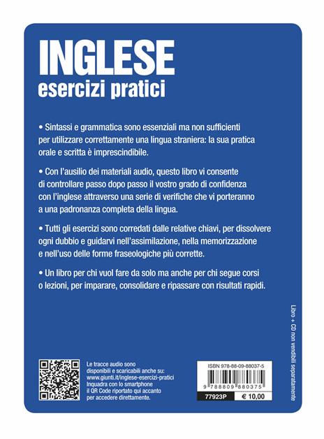 Inglese. Esercizi pratici. Sostantivi, aggettivi, pronomi, avverbi, preposizioni, verbi. Con CD Audio formato MP3 - Chiara Laverone,Victoria Tennant - 2