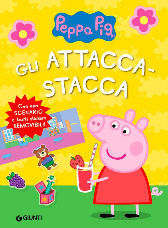Gli attacca-stacca di Peppa Pig - Silvia D'Achille - Libro - Giunti Editore  