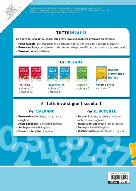 Tuttoinvalsi matematica 2019. Per la 5ª classe elementare - 2