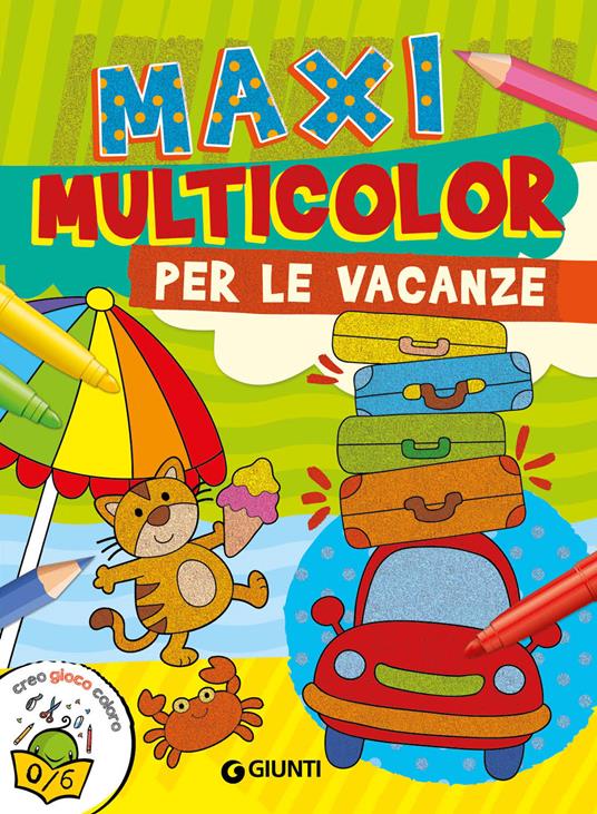 Maxi multicolor per le vacanze. Ediz. a colori - copertina