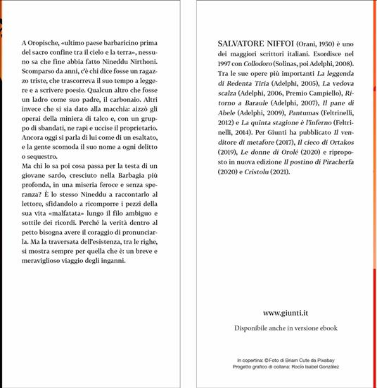 Il viaggio degli inganni - Salvatore Niffoi - 3